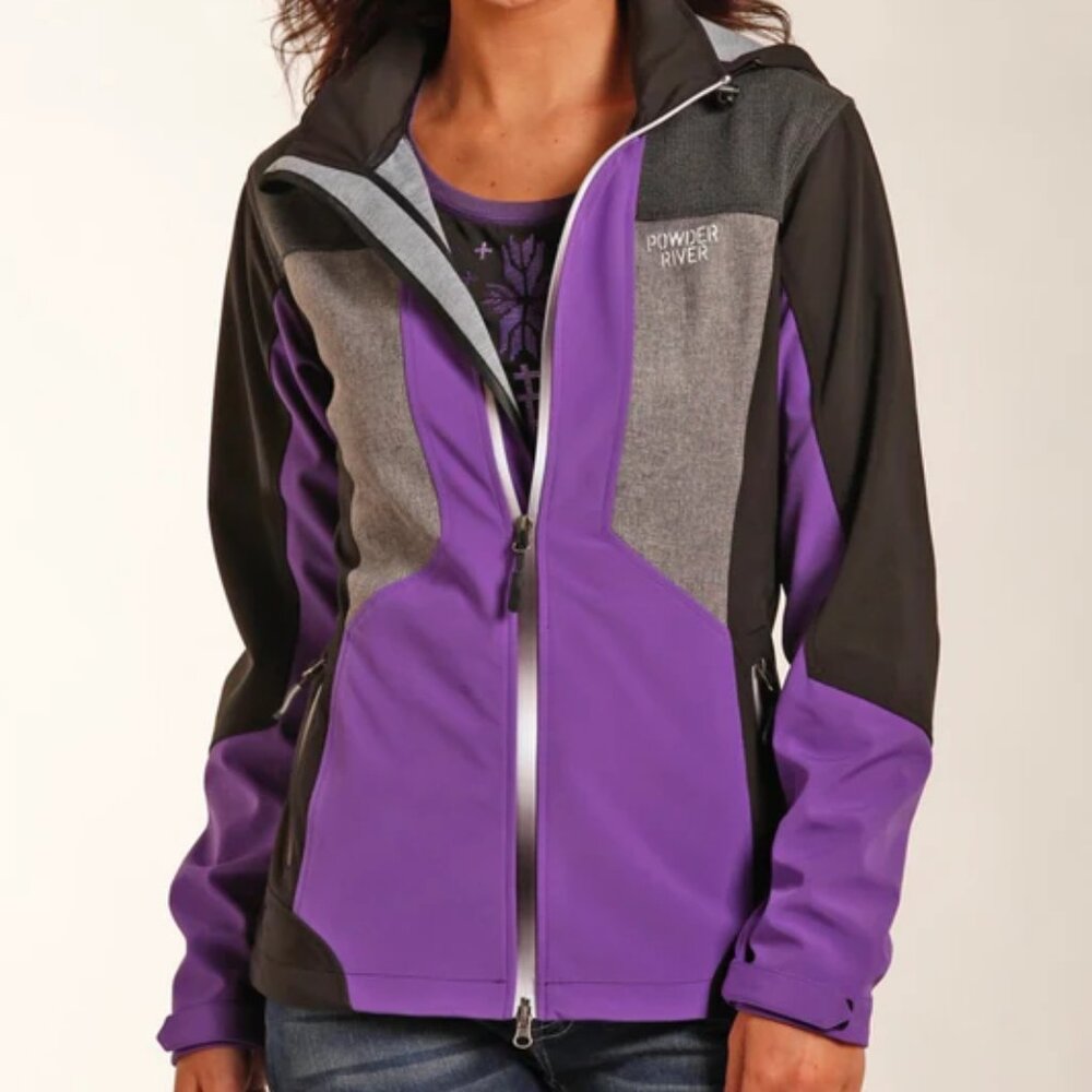 Powder River Outfitters by Panhandle Womens Softshell Jacket L